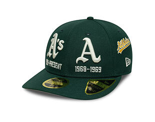 Kappe New Era - MLB IMAGE DROP All-Over 59FIFTY Low Profile - Oakland Athletics - Green