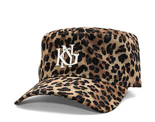 Hut Kangol - Interlock Pillbox Cap - Leopard Tan