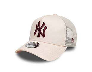 Kinder Kappe New Era - MLB League Essential 9FORTY A-Frame Trucker - NY Yankees - Blush Pink