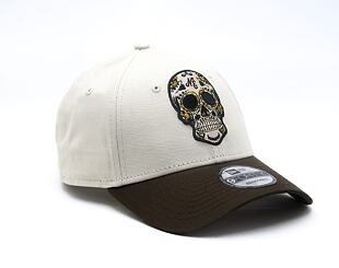 Kappe New Era - Branded Skull Pack 9FORTY - Stone / Light Brown