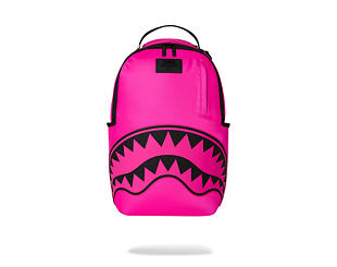 Rucksack Sprayground - Shark Central White Stencil Shark Pink Nylon Backpack