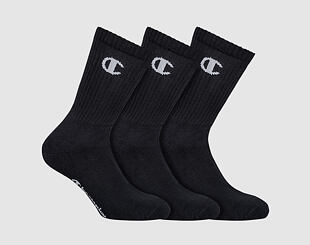 Socken Champion 3P CREW SOCKS LEGACY Black