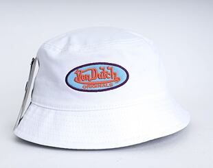 Hut Von Dutch Phoenix Bucket Cotton Twill White