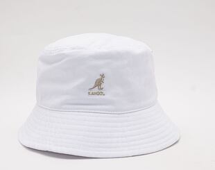 Hut Kangol Washed Bucket White