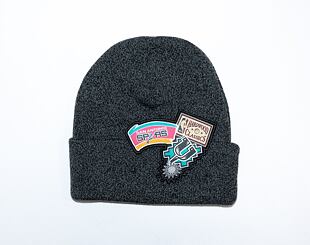 Mütze Mitchell & Ness XL LOGO PATCH KNIT HWC San Antonio Spurs Black