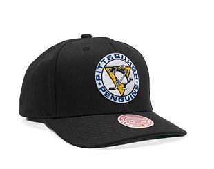 Kappe Mitchell & Ness - Team Ground 2.0 Pro Snapback - Pittsburgh Penguins - Black