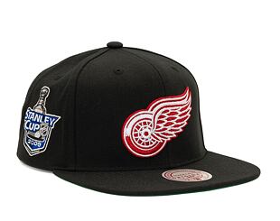 Kappe Mitchell & Ness NHL Top Spot Snapback Detroit Red Wings Black
