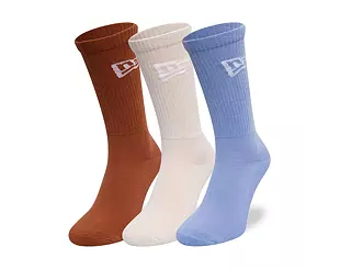 Socken New Era Flag Crew Socks Stone / Nutshell / Blue