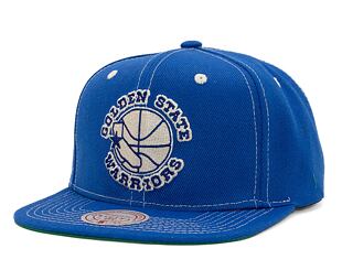 Kappe Mitchell & Ness Contrast Natural Snapback Hwc Golden State Warriors Blue