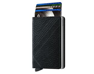 Geldbörse Secrid Slimwallet Stitched Linea Black
