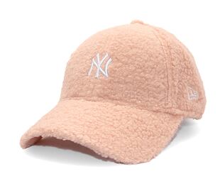 Damen Kappe New Era - 9FORTY Womens MLB Borg - NY Yankees - Blush Pink / White