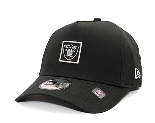 Kappe New Era - NFL Metallic Patch 9FORTY A-Frame - Las Vegas Raiders - Black / Silver