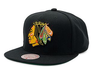 Kappe Mitchell & Ness - Conference Patch Snapback Vntg - Chicago Blackhawks - Black