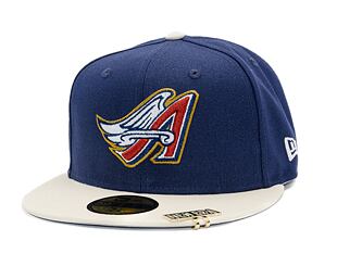 Kappe New Era - MLB Visor Clip 59FIFTY - Anaheim Angels - Light Navy / Cream