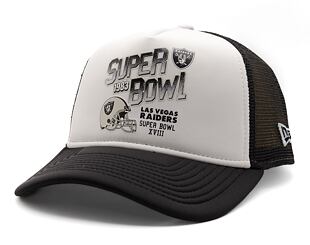 Kappe New Era - NFL Superbowl 9FORTY Trucker - Las Vegas Raiders - Black
