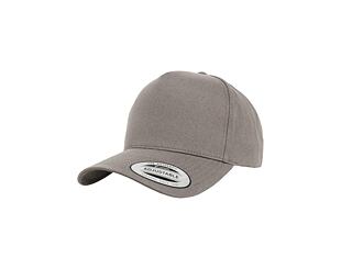 Kappe Yupoong 5-Panel Curved Classic Snapback grey