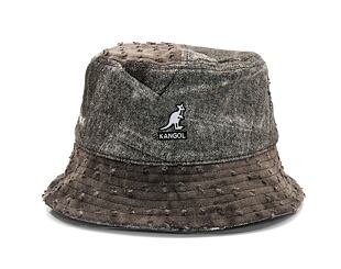 Hut Kangol - Denim Mashup Bucket - Black Trompe L'Oeil