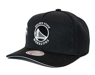 Kappe Mitchell & Ness - NBA Born To Win Pro Snapback - Golden State Warriors - Black
