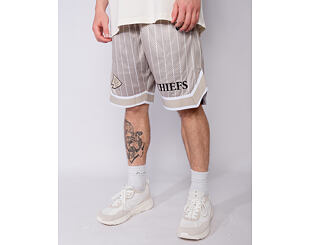 Shorts New Era - NFL Pinstripe Shorts - Kansas City Chiefs - Stone