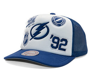 Kappe Mitchell & Ness - Gridlock Trucker - Tampa Bay Lightning - White