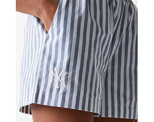 Damen Shorts New Era - MLB Striped Shorts - NY Yankees - Muted Indigo