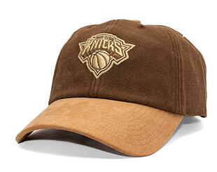 Kappe Mitchell & Ness - NBA Lux Chain Strapback - New York Knicks - Brown