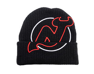 Mütze Mitchell & Ness - NHL Line Light Knit - New Jersey Devils - Black