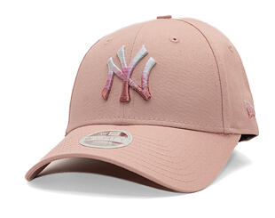 Damen Kappe New Era - MLB Womens Metallic Logo 9FORTY - NY Yankees - Pink / Fushia