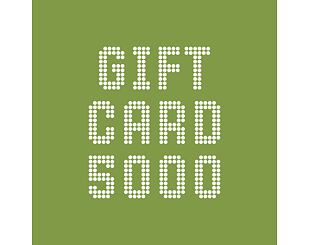 Gutschein für den Einkauf im Wert von 5000 CZK