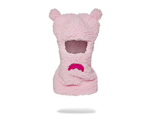 Der Haube Sprayground Pink Fleece Bear Ears Ski Mask
