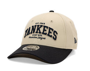 Kinder Kappe New Era - MLB Wordmark 9FORTY M-CROWN - NY Yankees - Cream