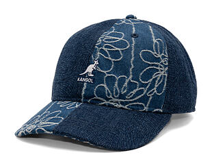 Kappe Kangol - TRENDS PACK - Denim Mashup Baseball - Medium Blue Floral