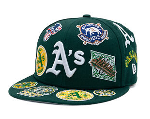 Kappe New Era - MLB All Over Logo 59FIFTY - Oakland Athletics - Team Color