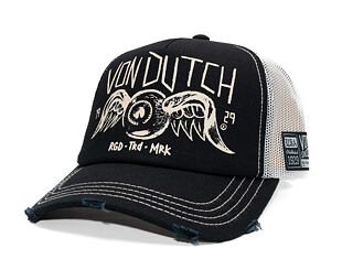 Kappe Von Dutch - Trucker - Eye Out Side Patch Black/White