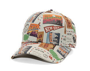 Kinder Kappe New Era - Branded Location Print 9FORTY - Stone