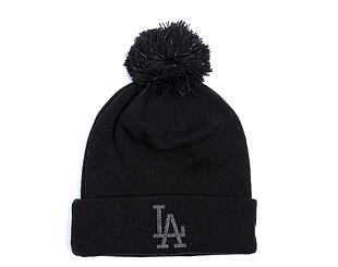 Damen Mütze New Era - MLB Metallic Pom Beanie - LA Dodgers - Black