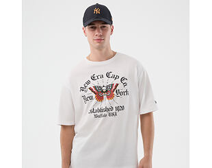 T-Shirt New Era - Branded Oversized Graphic Tee - White