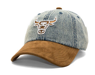 Kappe Mitchell & Ness - Den Suede Strapback - NBA - Chicago Bulls - Blue