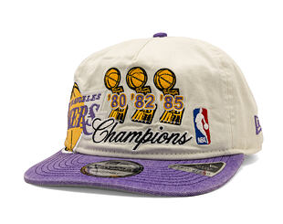 Kappe New Era - NBA "Hardwood Classic Champions" 19TWENTY - LA Lakers - Chrome White / Team Color