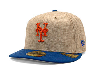 Kappe New Era - MLB "Summer Twine" 59FIFTY - NY Mets - Team Color / Open Market Tan
