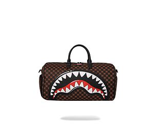 Tasche Sprayground - Sharks In Paris Wtf Bubble Brown Check Duffle