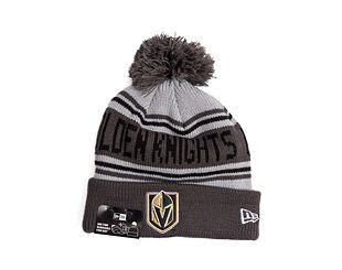 Mütze New Era - NHL Evergreen Wordmark Pom Medium Knit - Vegas Golden Knights - Team Color