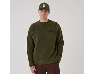 Strickpullover New Era - Branded Simple Knit Crew - New Olive