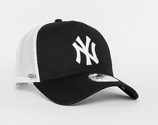 Kappe New Era - MLB Clean 9FORTY Trucker - NY Yankees - Black / White