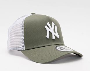 Kappe New Era - MLB Essential 9FORTY Trucker - NY Yankees - New Olive / White