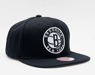 Kappe Mitchell & Ness - NBA Team Ground 2.0 Snapback - Brooklyn Nets - Black