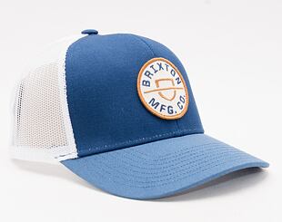 Kappe Brixton Crest X MP Mesh Cap Washed Navy Joe Bue White