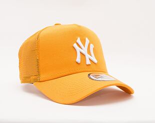 Kappe New Era 9FORTY A-Frame Trucker Tonal Mesh - NY Yankees - Snapback Tangerine