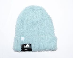 Damen Mütze New Era Womens Fluffy Beanie Sky Blue/White