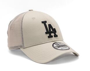Kappe New Era 9FORTY Trucker MLB Home Field - LA Dodgers - Stone / Black
